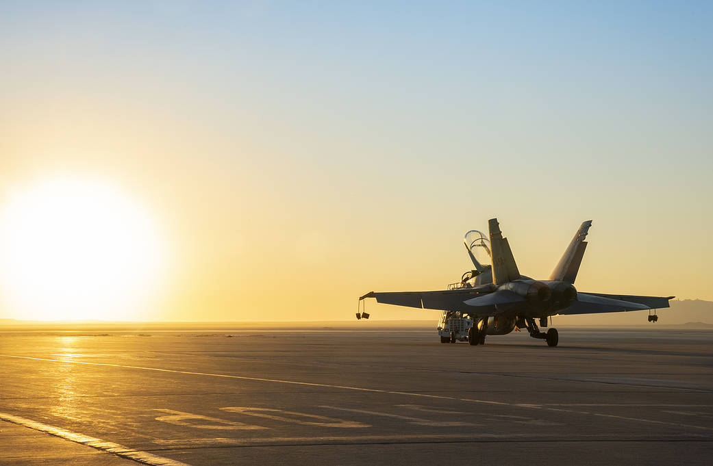 F/A-18 at Sunrise